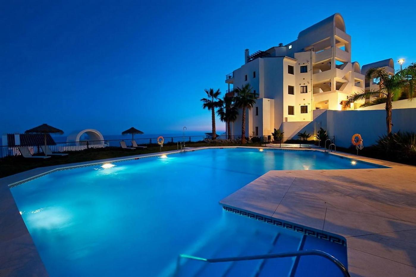 Apartamento Con Impresionantes Vistas Al Mar Torrox Exterior foto