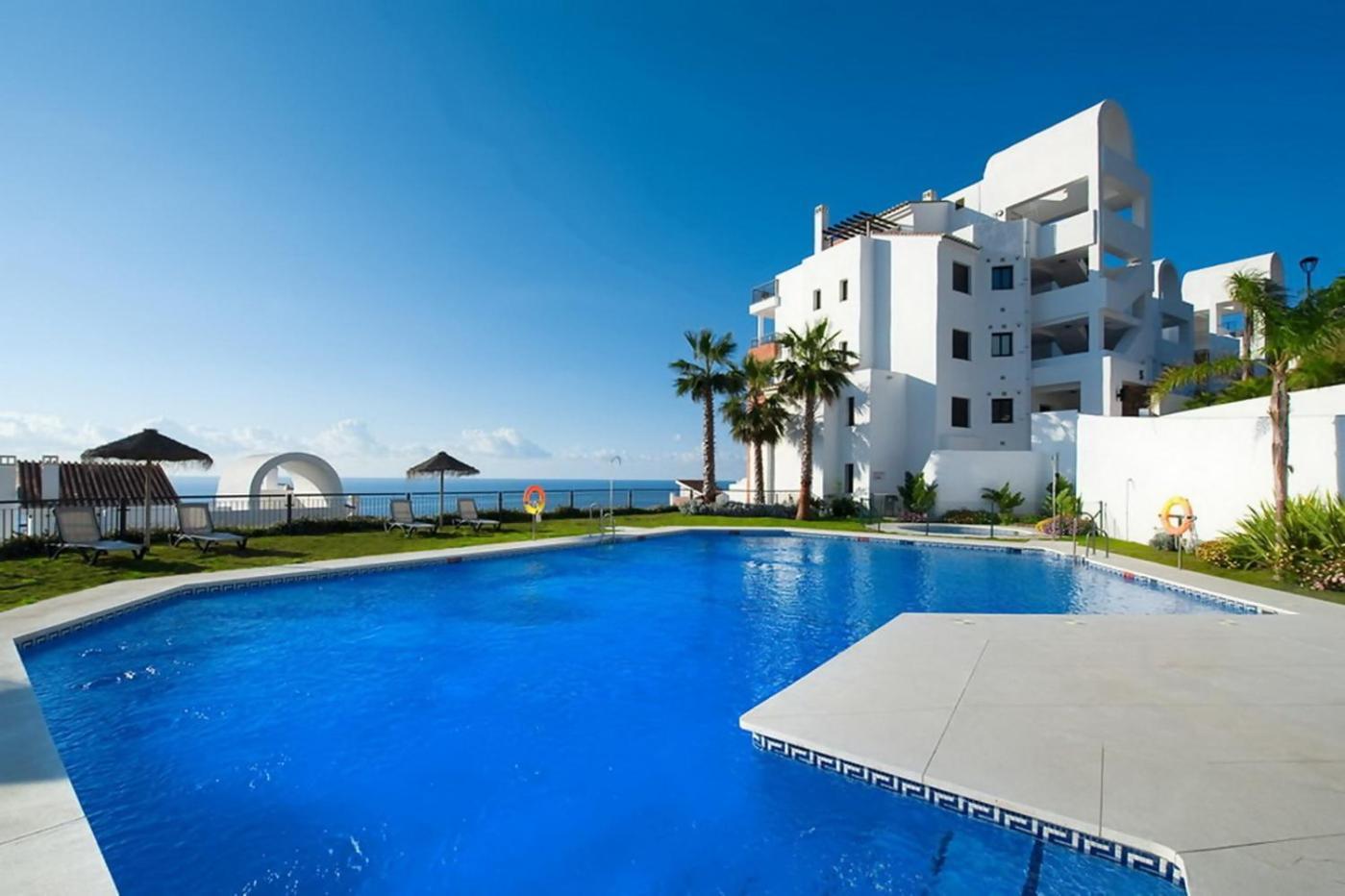 Apartamento Con Impresionantes Vistas Al Mar Torrox Exterior foto