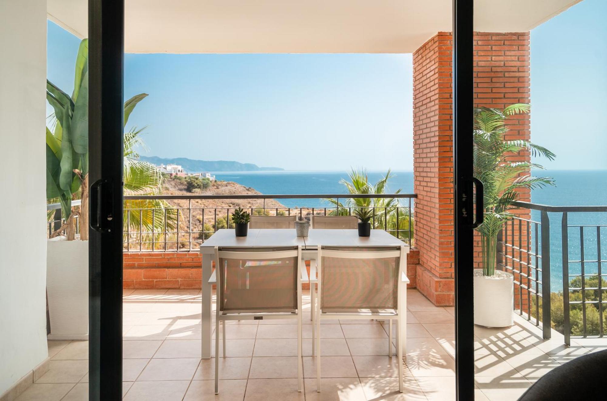 Apartamento Con Impresionantes Vistas Al Mar Torrox Exterior foto
